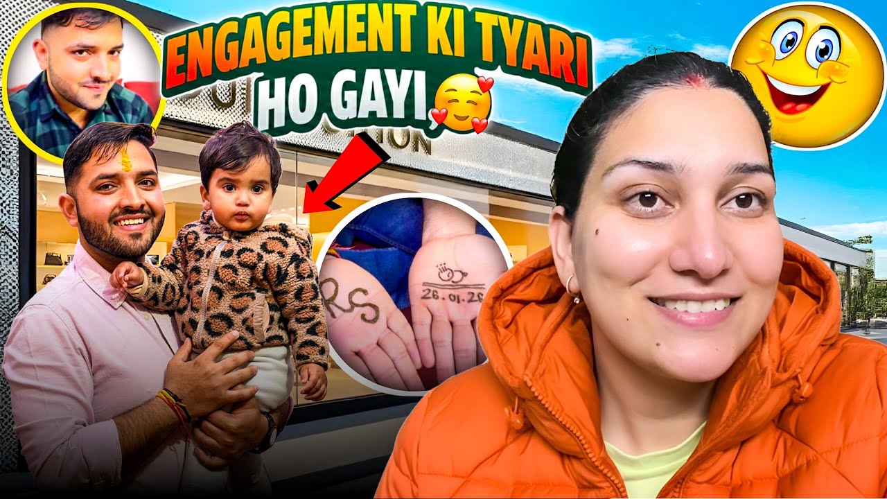 Engagement ki tyari done👍| Lengha final ho gaya😍| Pinku ko lagai mendhi❤️