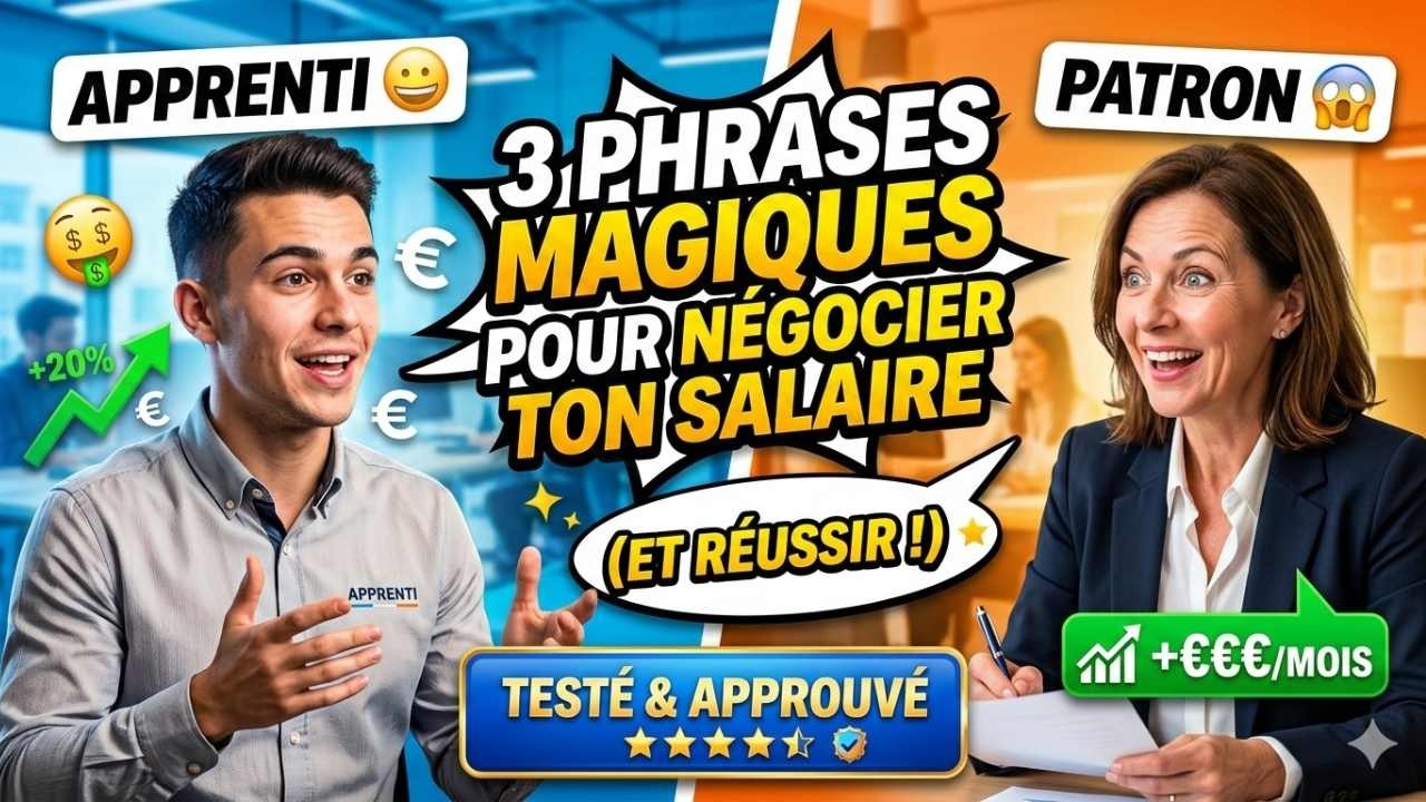 3 phrases magiques pour négocier ton salaire d'apprenti (Testé et approuvé)