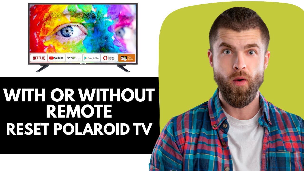How To Reset Polaroid TV (With & Without Remote) – Power & Picture Fix Guide