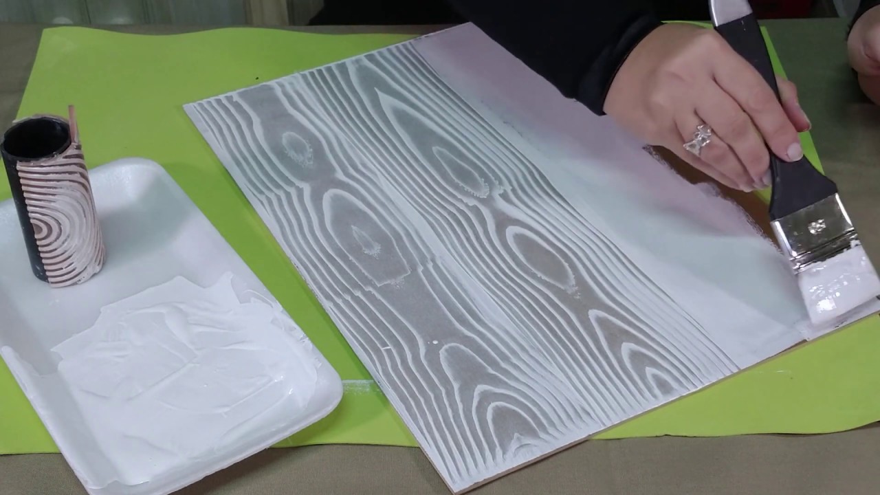 Tutorial GRATUITO de IMITACIÓN DE MADERA CON RELIEVE ✅ | Fernanda Valiente