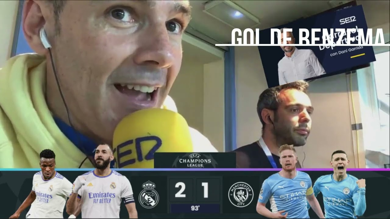 🏆LA NARRACIÓN MÁS BRUTAL DEL REAL MADRID 3 - 1 MAN CITY | Antonio Romero: