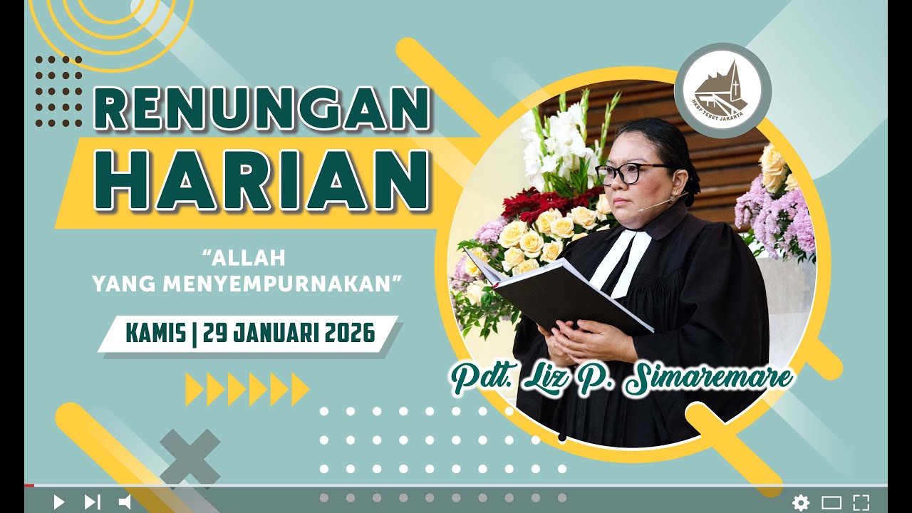 Renungan Harian Gereja HKBP Ressort Tebet, 29 Januari 2026
