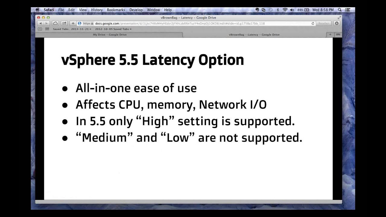 #vBrownBag Virtualizing Latency Sensitive Apps / VOIP in vSphere with Anthony Elizondo (@complex)