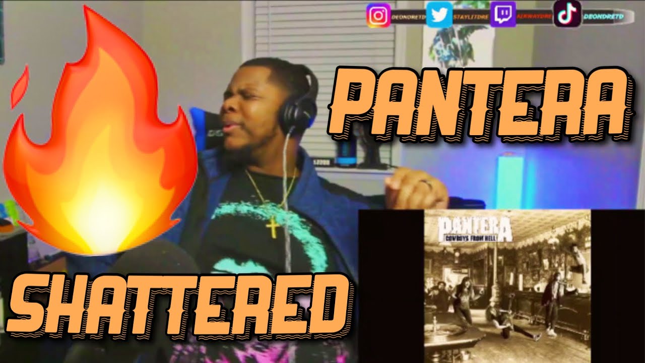 YOOOO THIS WAS CRAZY!! Pantera - Shattered | (REACTION)!!!