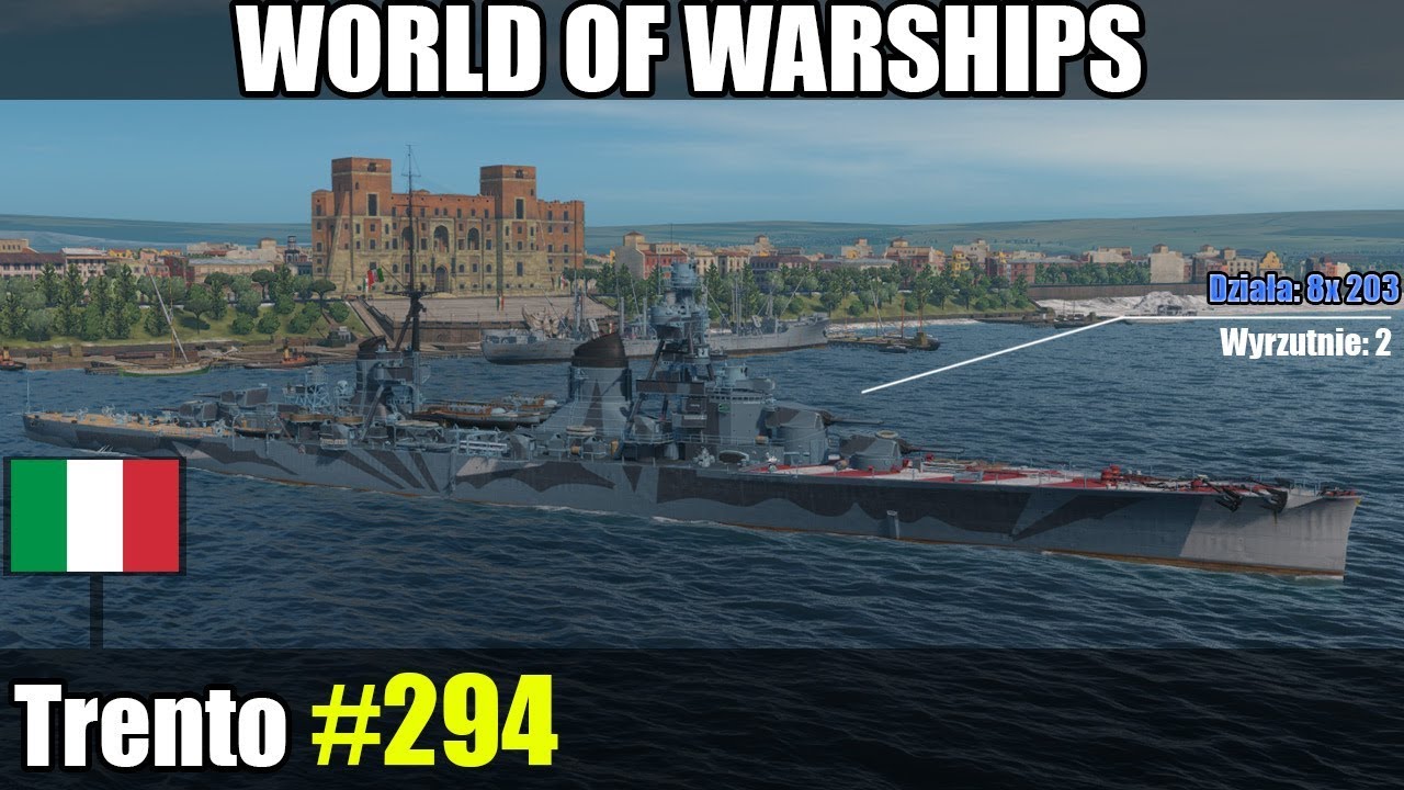 Trento - World of Warships gameplay i omówienie
