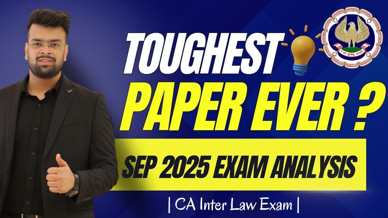 Toughest LAW Paper Ever? Sep 2025 | Lengthiest..? Analytical..?