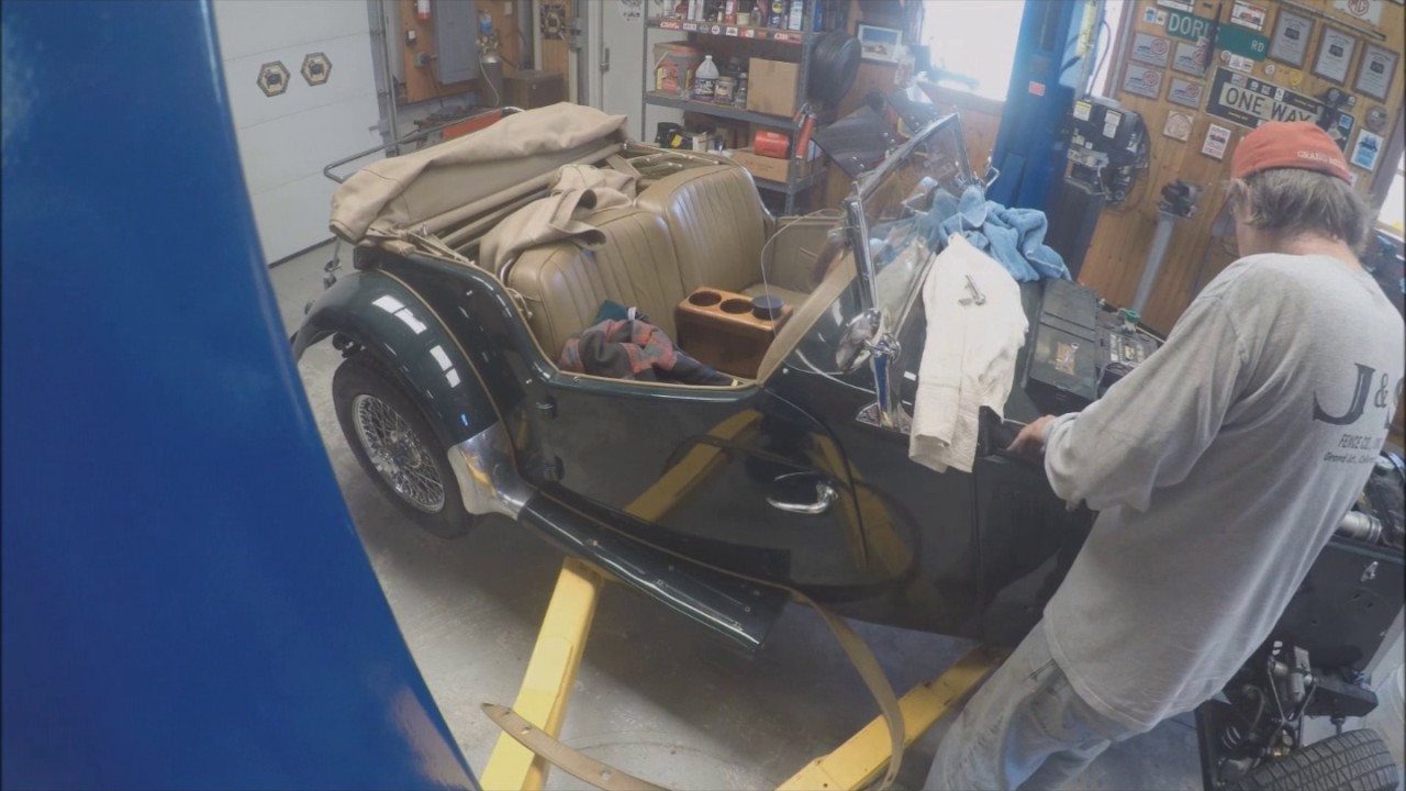 1954 MG TF engine rebuild Part 1