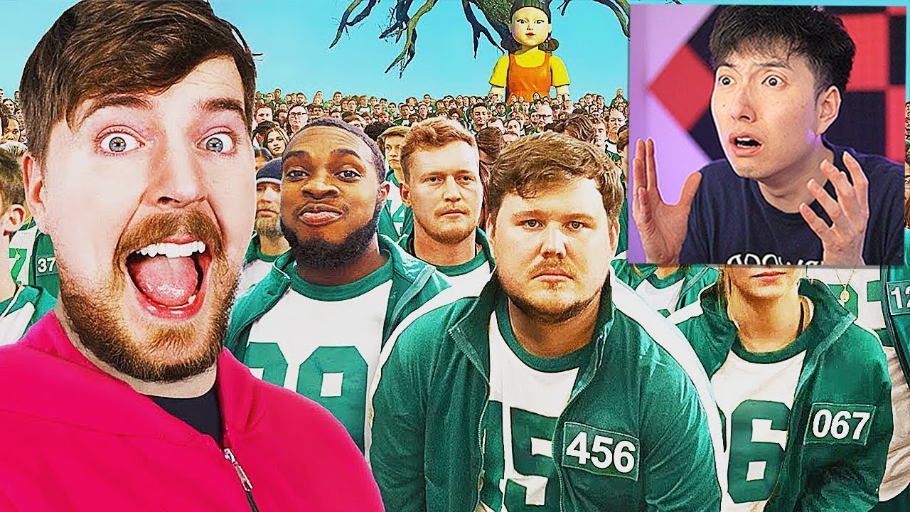 Reacting to MrBeast $456,000 Squid Game In Real Life!