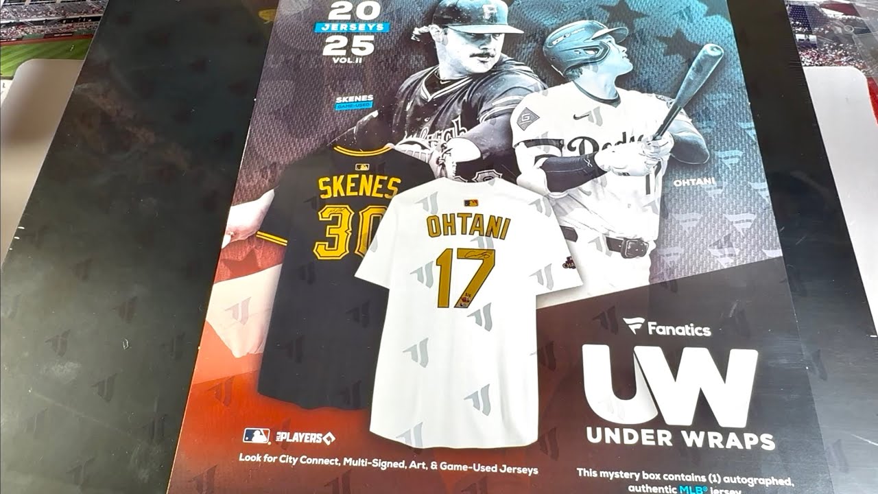 Набор автографов на бейсбольной форме Fanatics Under Wraps MLB!