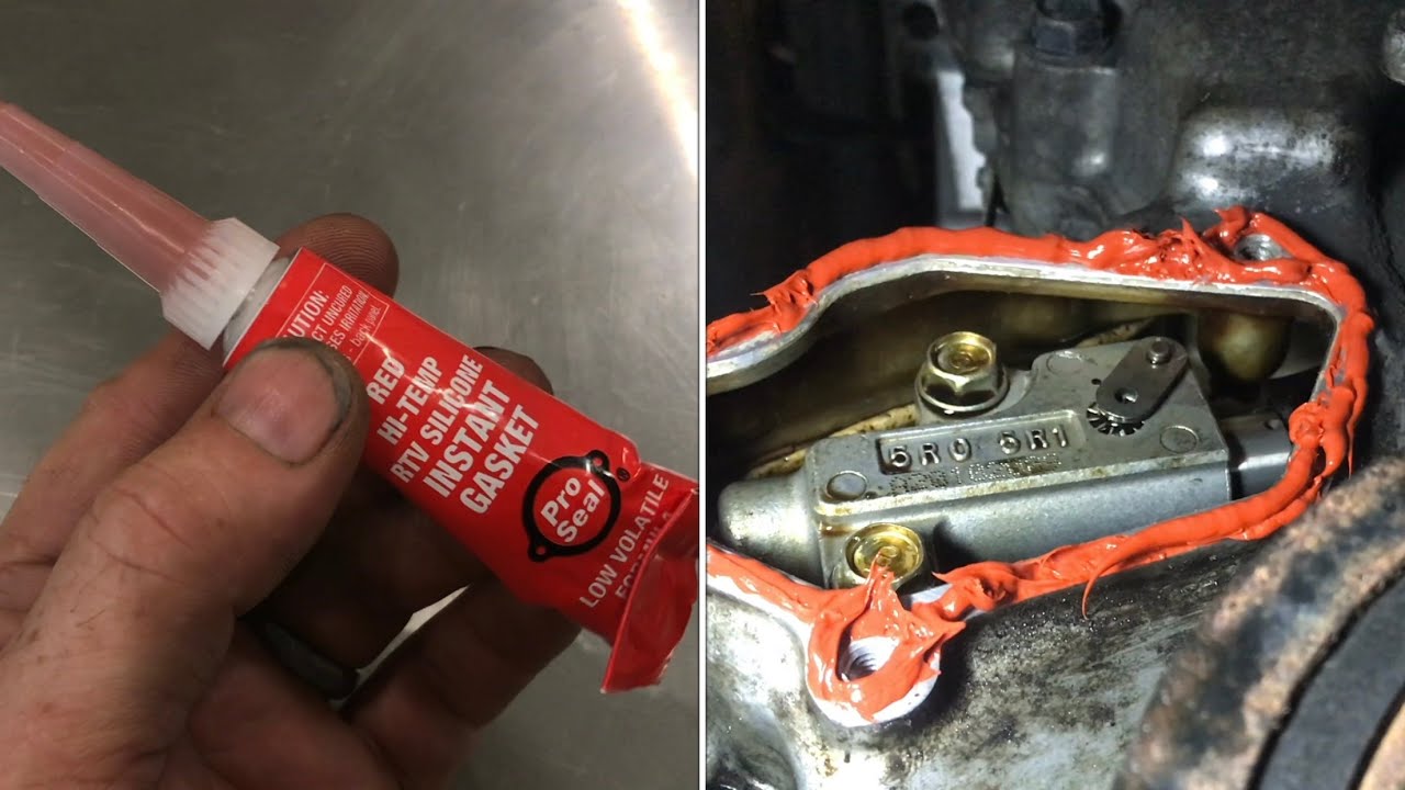 make red  hi-temp rtv silicone instant gasket LAST, last and last