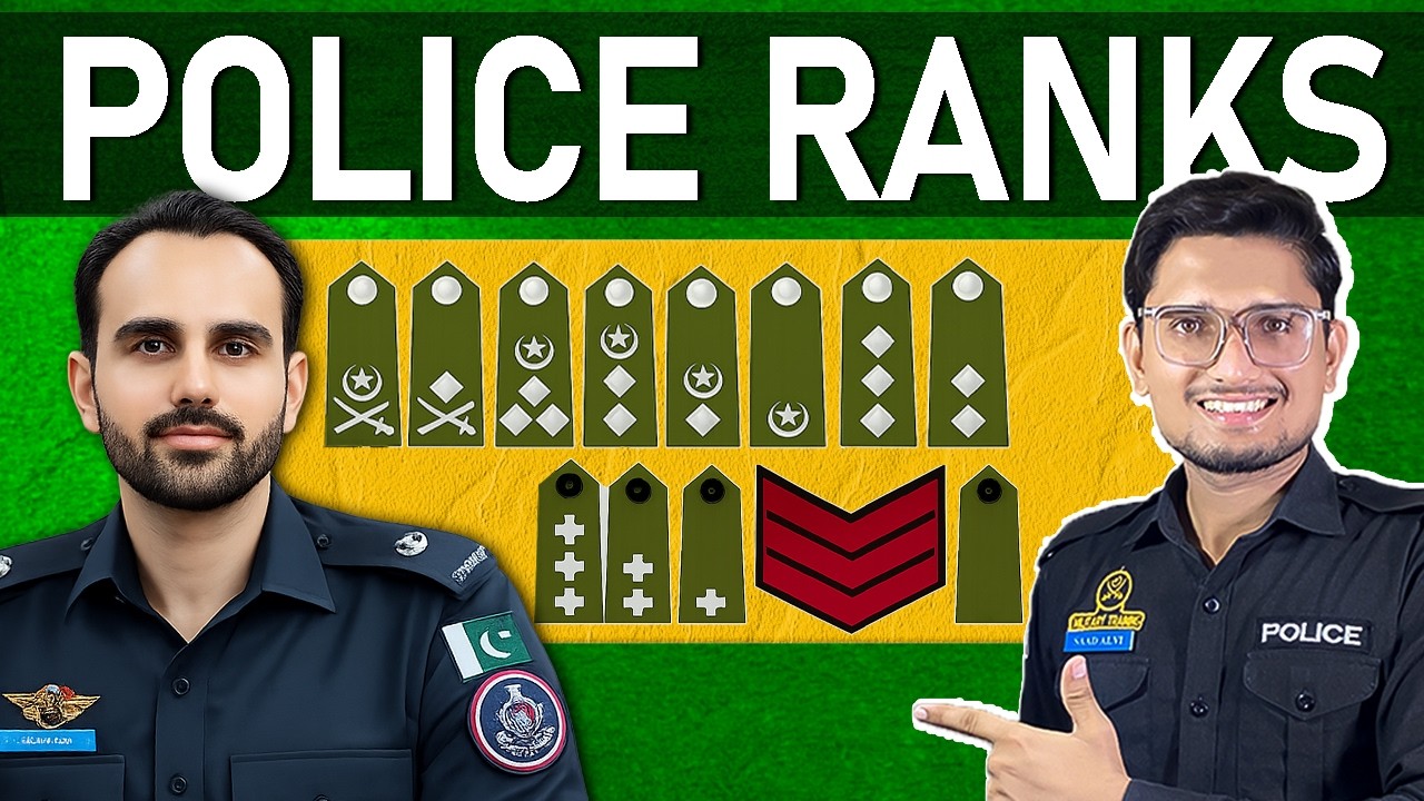 Pakistan Police Ranks With Salary | Complete Rank Explain From Constable To IG