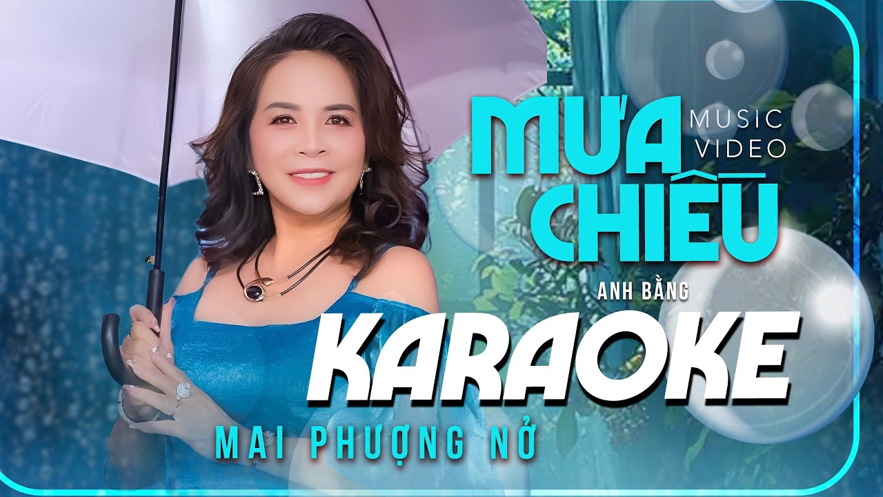 KARAOKE - MƯA CHIỀU  TONE NỮ