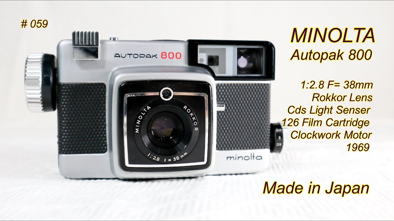 MINOLTA Autopak 800.  1969