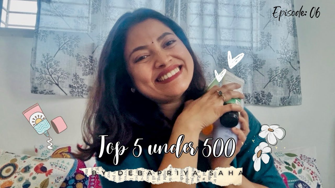 Glowing skin on a budget✨Top 5 Under 500 | affordable drugstore skincare for everyone ❤️☘️