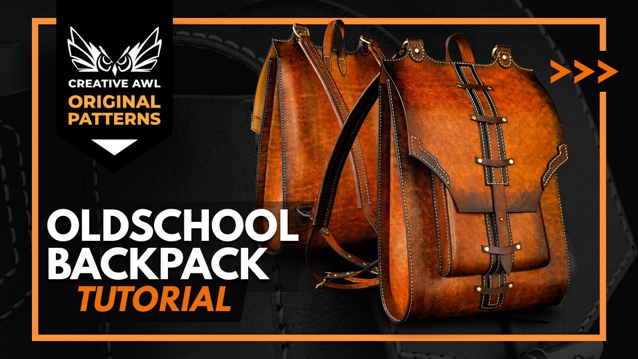 How to make oldschool backpack. PDF Pattern and Tutorial