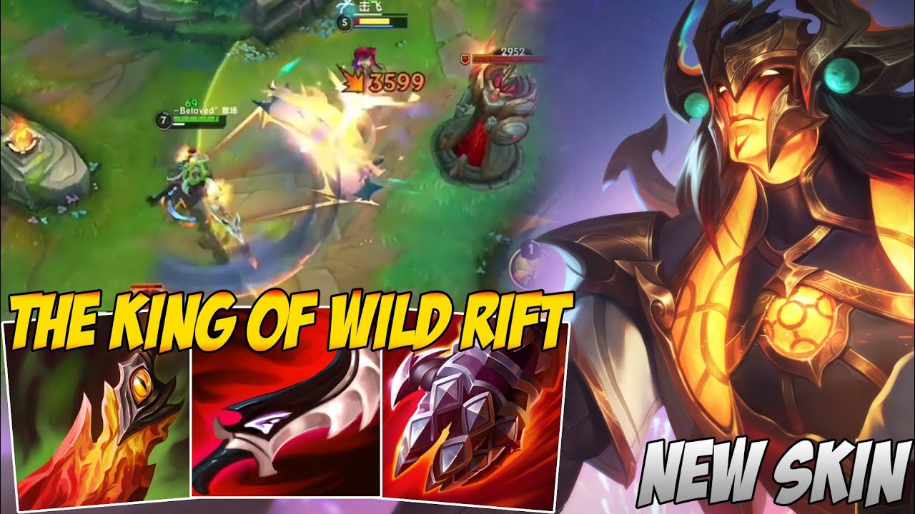 THE BEST AATROX SKIN EVER! - THE KING OF WILD RIFT