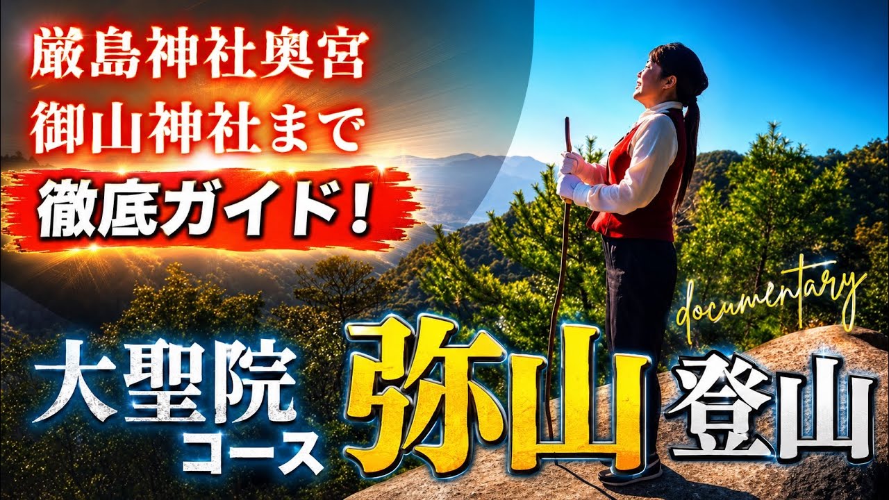 【宮島】弥山登山！バスガイドが大聖院コースをご紹介〔♯096〕