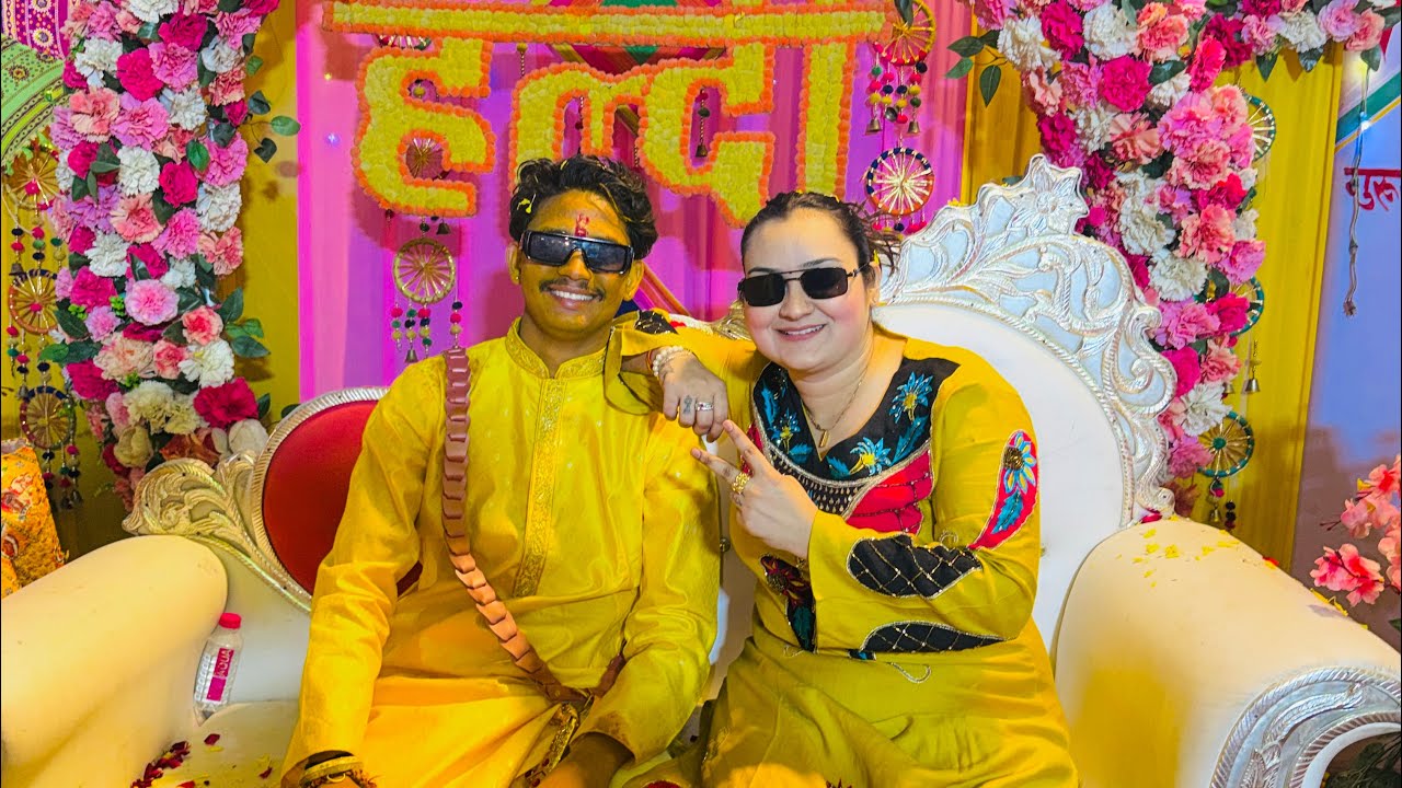 Going Jaipur Shivratri wale din bhai ki haldi💛💫