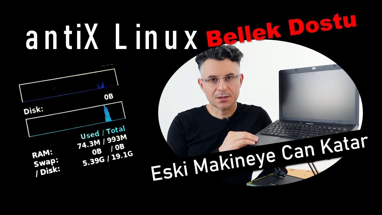antiX Linux Bellekte Az Yer Kaplayan Eski Makineler İçin Biçilmiş Kaftan