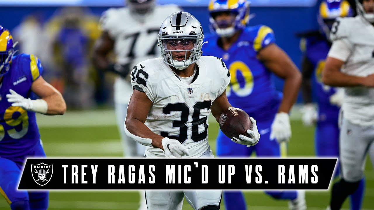 Trey Ragas Mic'd Up vs. Los Angeles Rams | Preseason Week 2 | Las Vegas Raiders