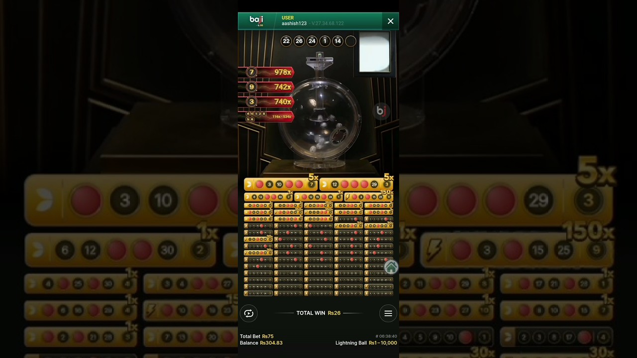 Lighting ball online casino game big win 150x lighting looto #lightingball