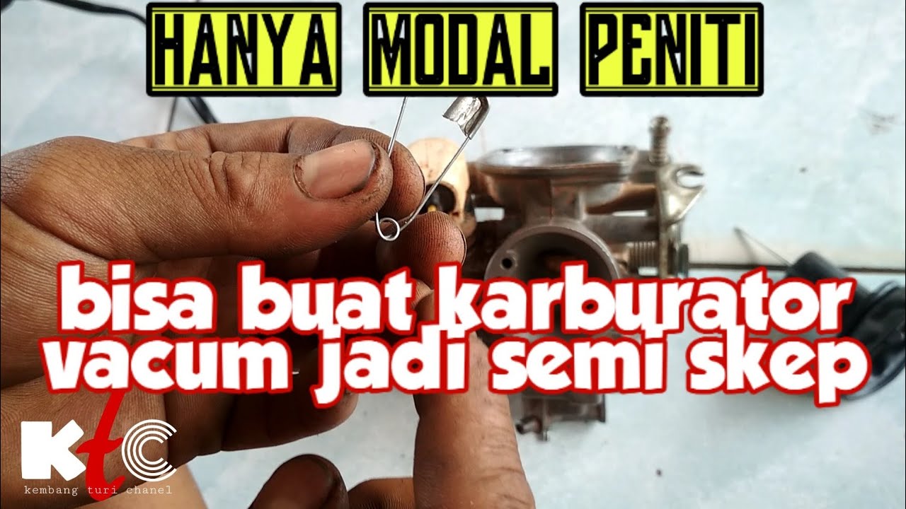 Modif karbu vacum jadi skep