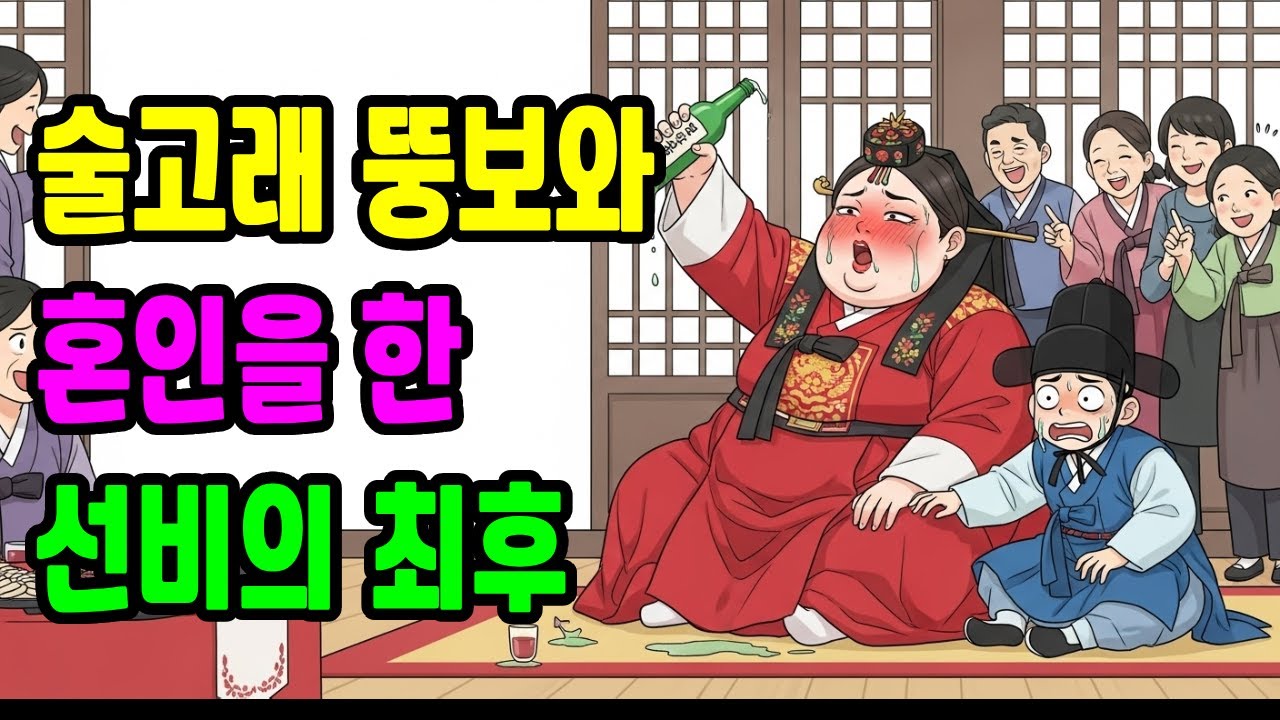 빚 때문에 술고래 뚱녀랑 결혼한 선비의 최후 I야담I옛날이야기I오디오북I전설I민담I사연I