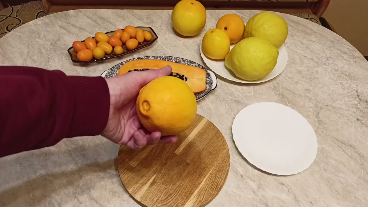 Январский урожай тропических фруктов в Беларуси.