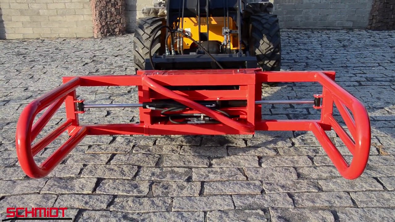 Bale gripper - streight arms