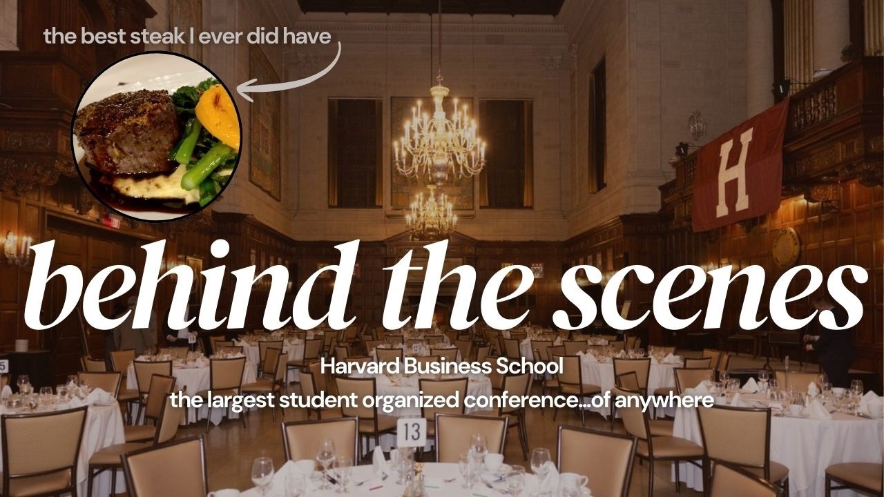 Behind the Scenes of Harvard's Venture Capital & Private Equity Conference #harvardbusinessschool