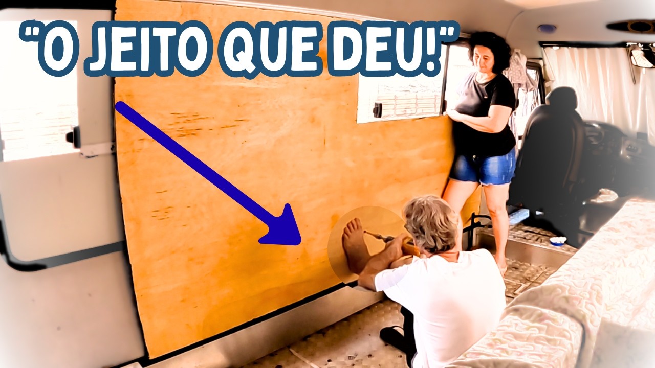 O JEITO QUE DEU! 🛠️ Obra do Motorhome: Paredes e Isolamento