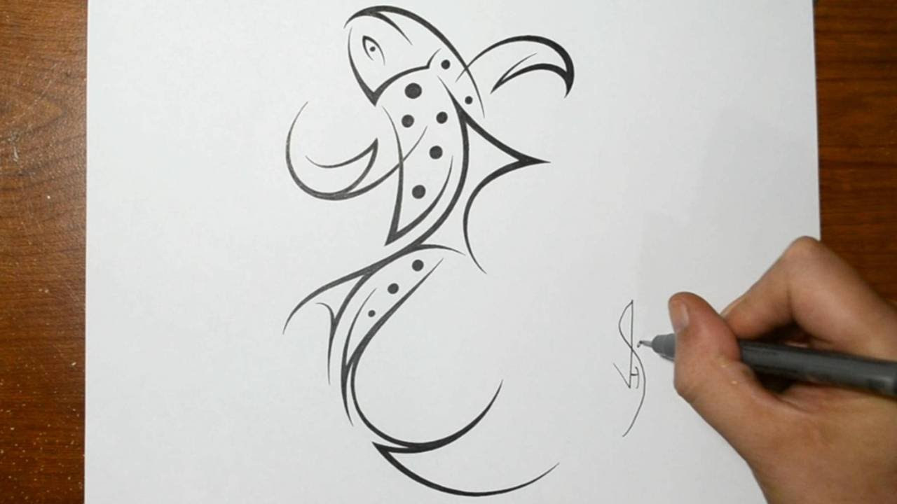 Designing a Cool Koi Fish Tattoo Design
