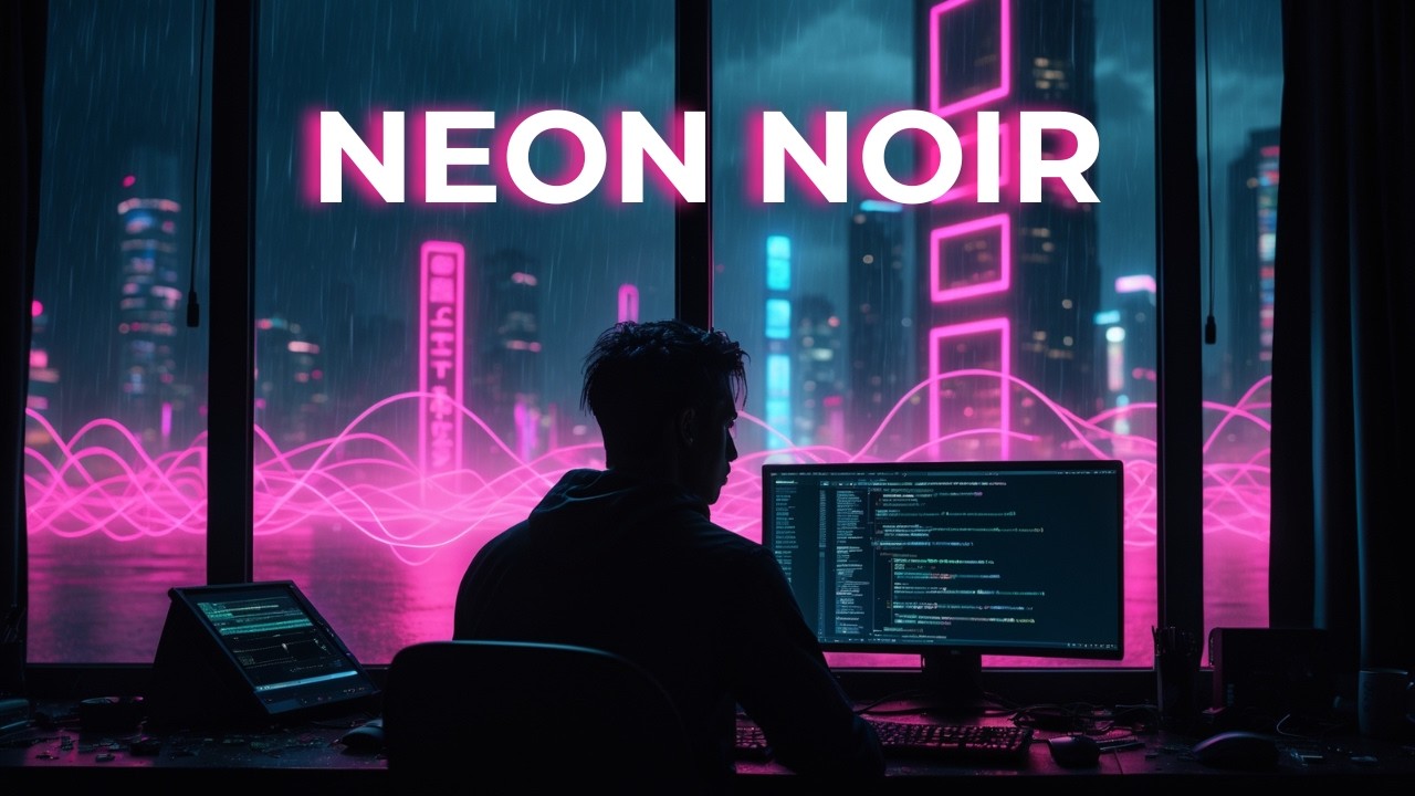NEON NOIR – Dark Synthwave for Coding & Deep Work [1 Hour Mix]