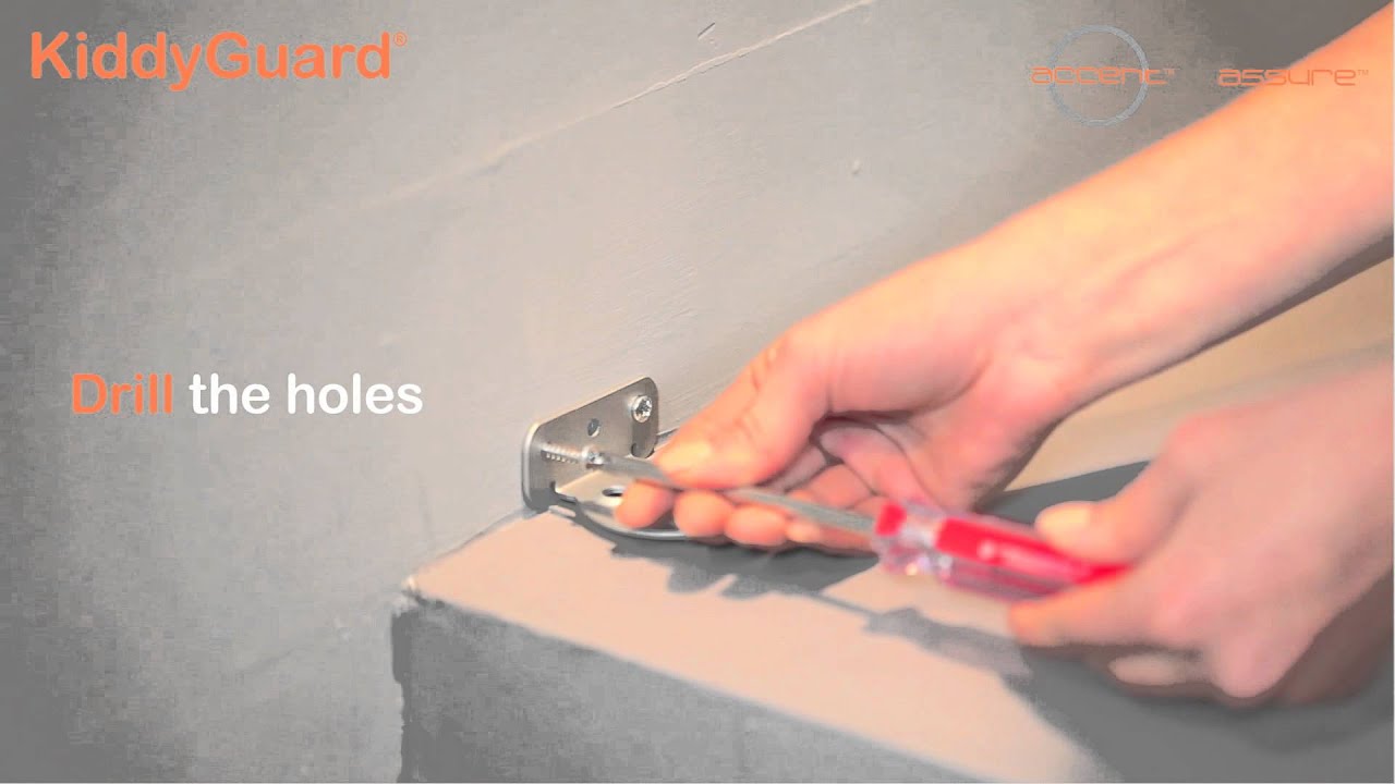 How to install Lascal KiddyGuard Assure and Accent safety gate bannisters