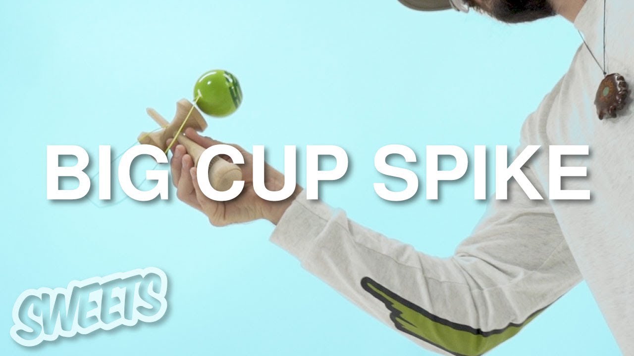 Как сделать BIG CUP SPIKE — мастер-класс по трюкам с кендамой — Sweets Kendamas