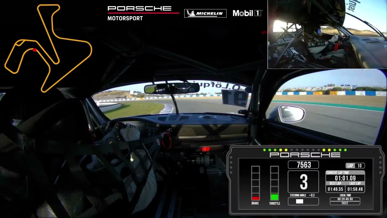 Circuito de Jerez Porsche 992 GT3 CUP O.Löfquist Kjellin Motorsports 1:45:4