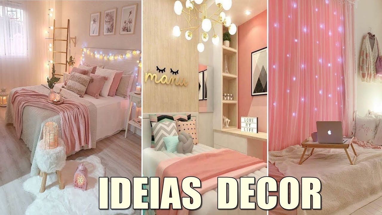 IDEIAS DE DECORAÇÃO DE QUARTO TONS DE ROSA/INSPIRAÇÕES