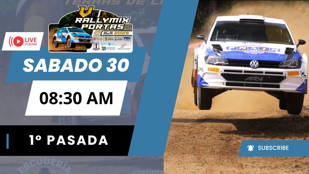 1° PASADA / V RALLYMIX PORTAS 2025 // #directo #058