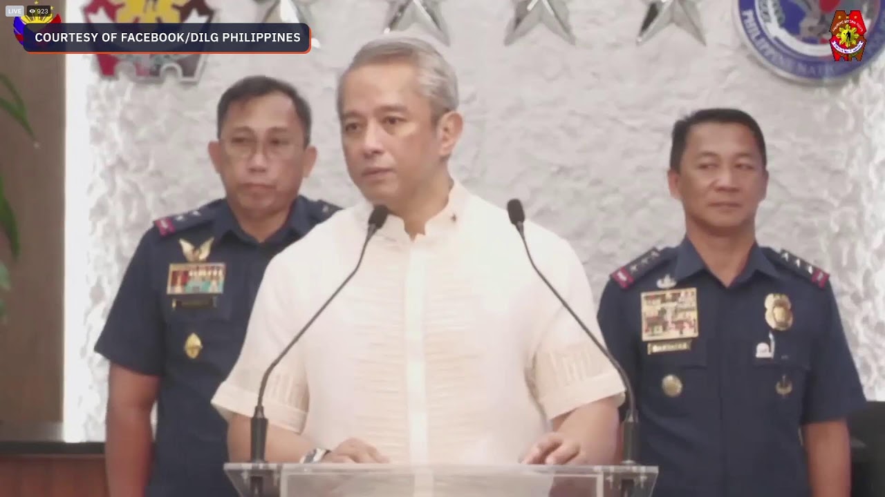 LIVE: DILG, PNP hold presser after Bong Revilla’s surrender