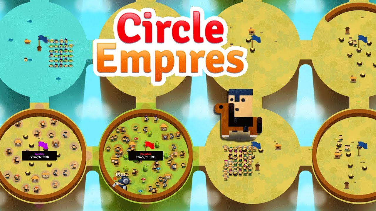 HUGE BOSS BATTLE!  Circle Empires Gameplay