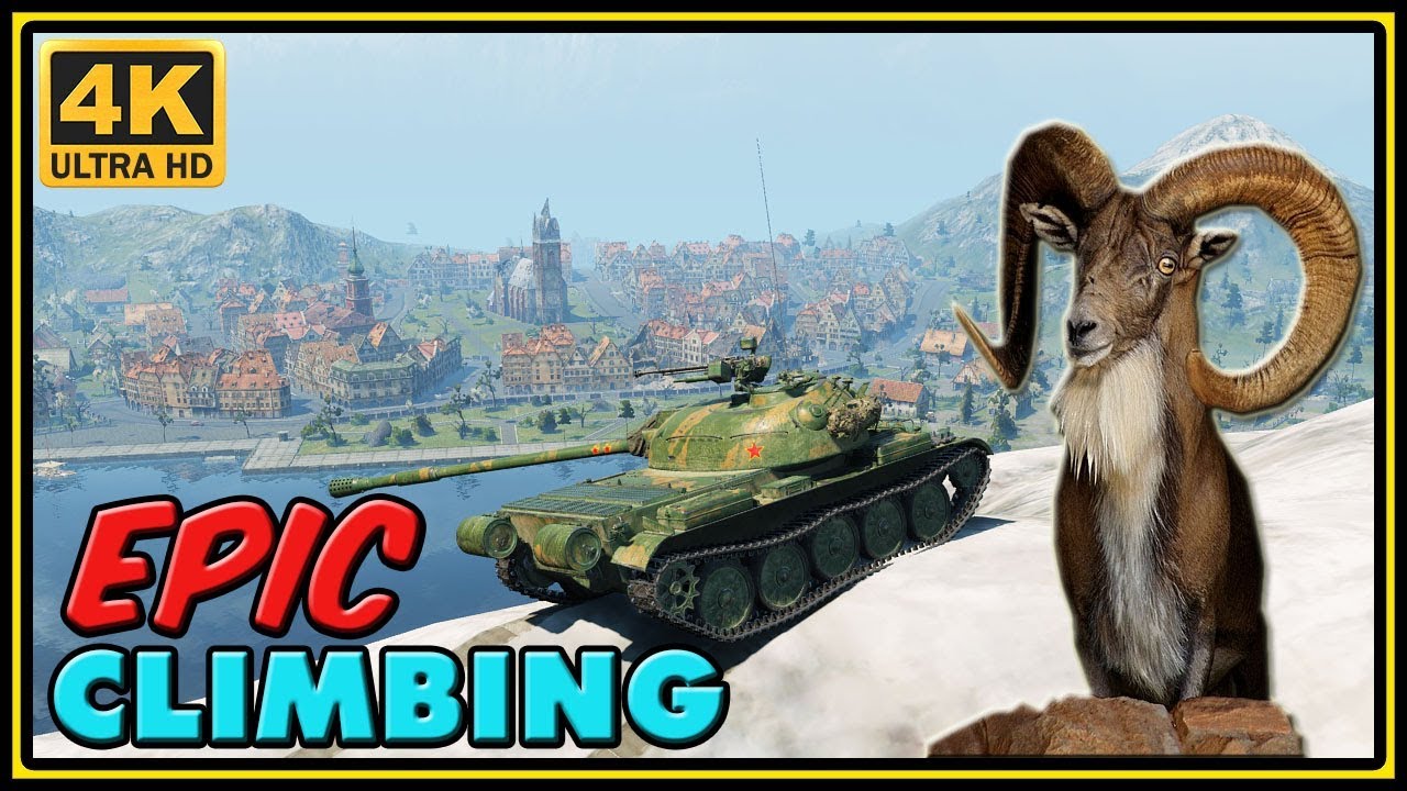 Epic Climbing - Mountain Goat WZ-132A - World of Tanks Gameplay - 4K Video