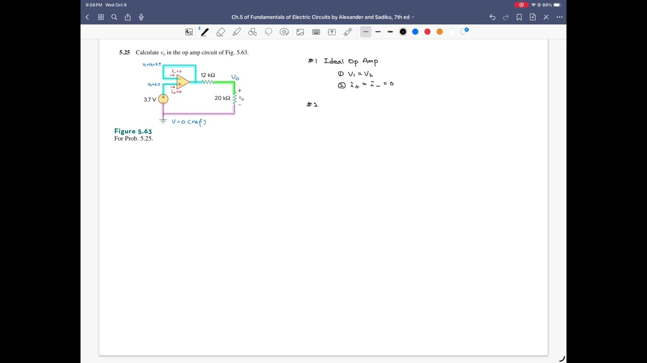 Problem 5.25, Fundamentals of Electric Circuits, 7th ed, by Charles Alexander, Matthew Sadiku