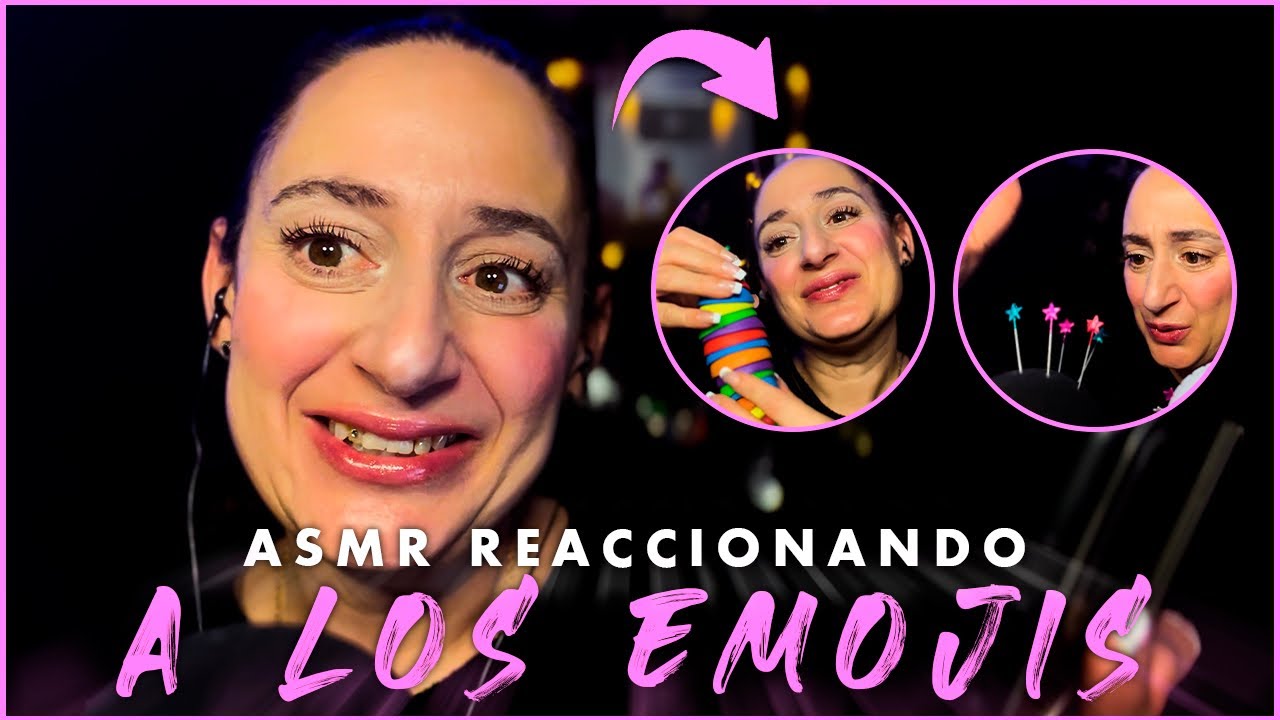Asmr reaccionando a vuestros emojis 🥰♥️🤩🕸🎨 #3