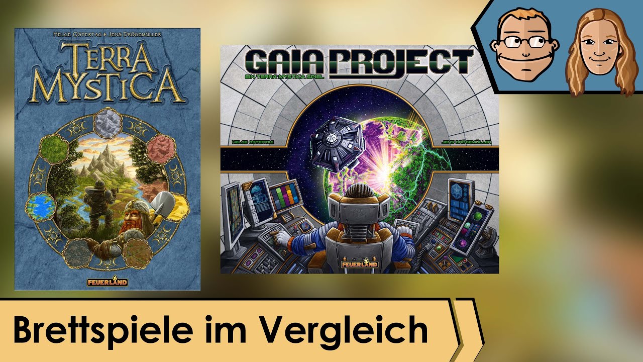 Terra Mystica vs. Gaia Project | Brettspiele im Vergleich