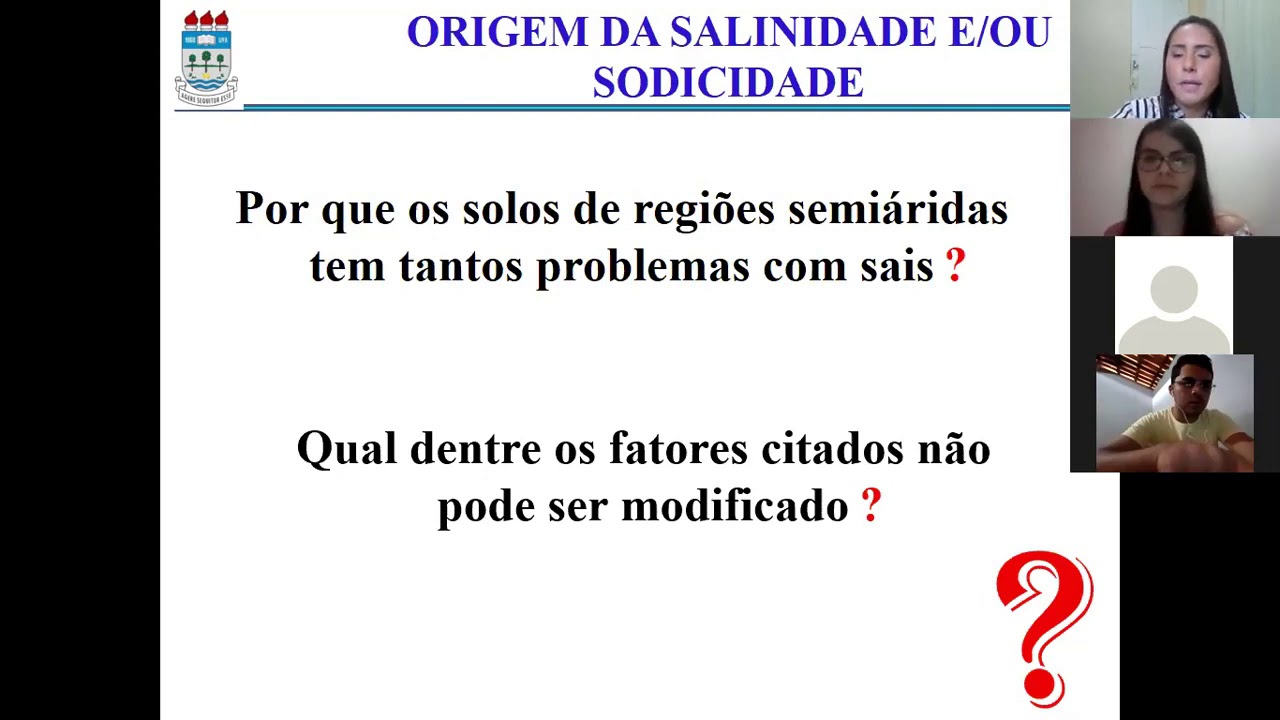Por que os solos semiáridos são susceptíveis à salinização?