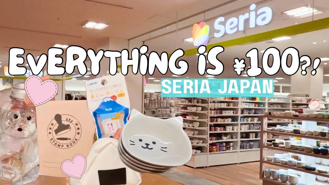 LIVING IN JAPAN 097 | Everything ¥100?! | Cheap, Cute & Aesthetic Shopping at Seria Japan!