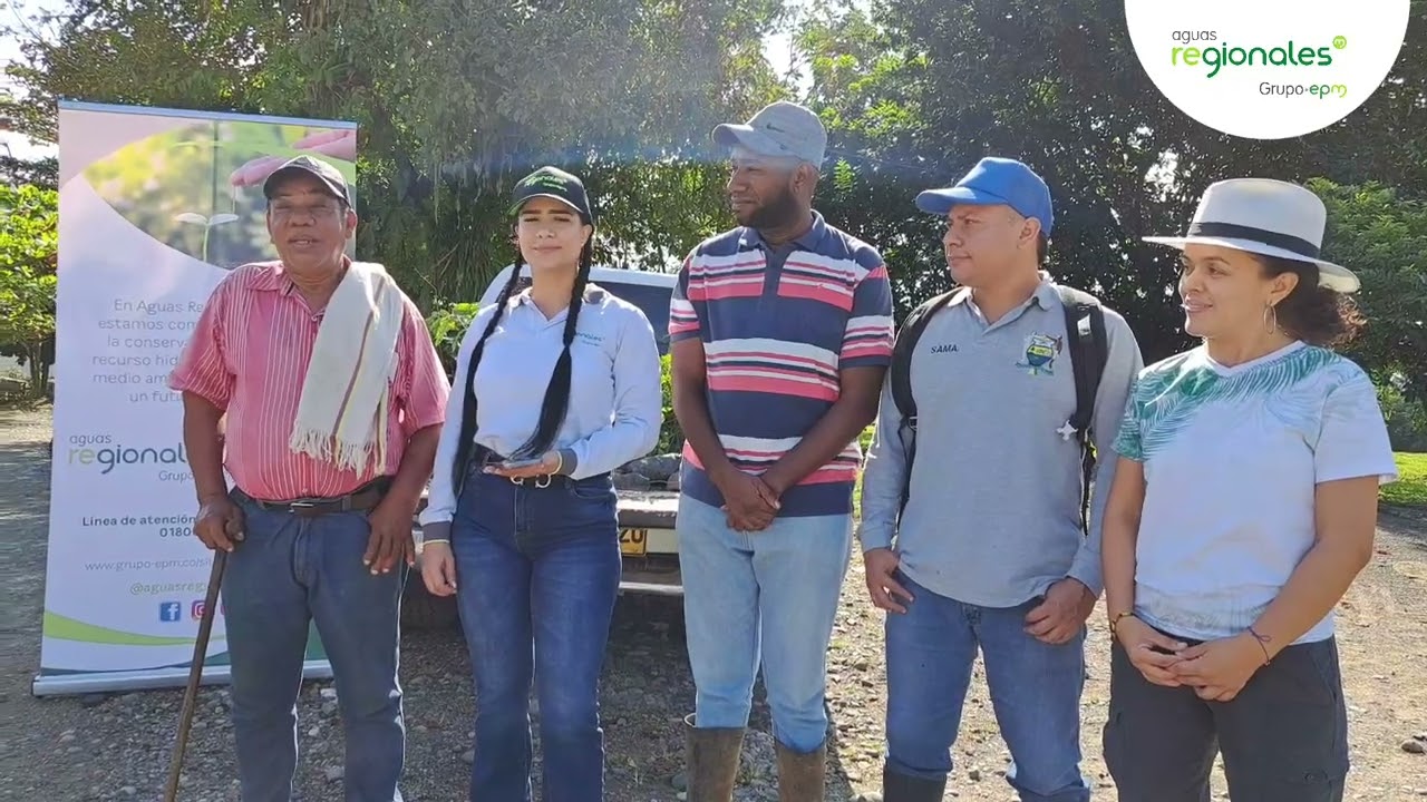 jornada de reforestación en el corregimiento Pavarandó del municipio Mutatá