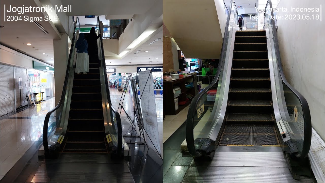 Sigma SCE Escalators at Jogjatronik Mall, Yogyakarta