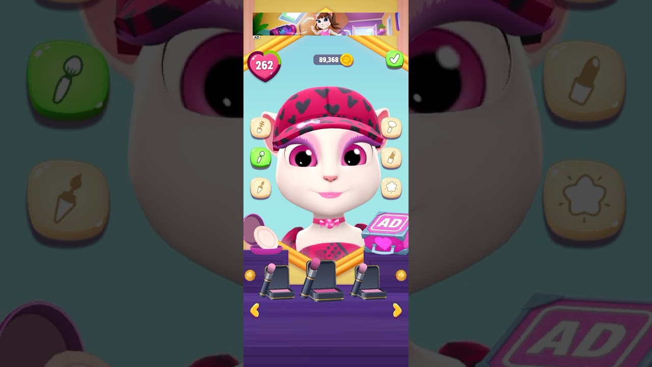 Billi meow # Talking Angela # play this game and full enjoy # 🌸🌸🌸