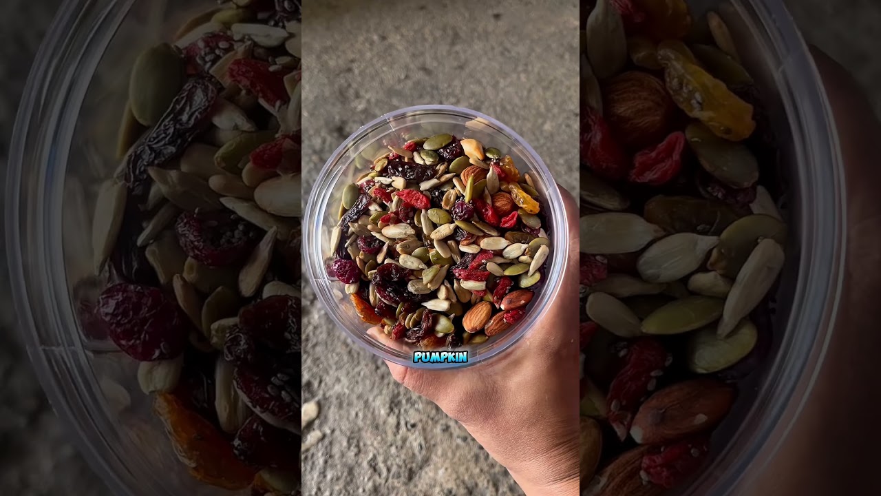 Trail mix complete camilan sehat isinya bijian bijian 
